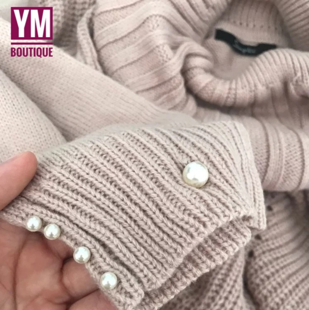 ⚡1 Left⚡Oversized turtleneck sweater - Picture 3 of 3